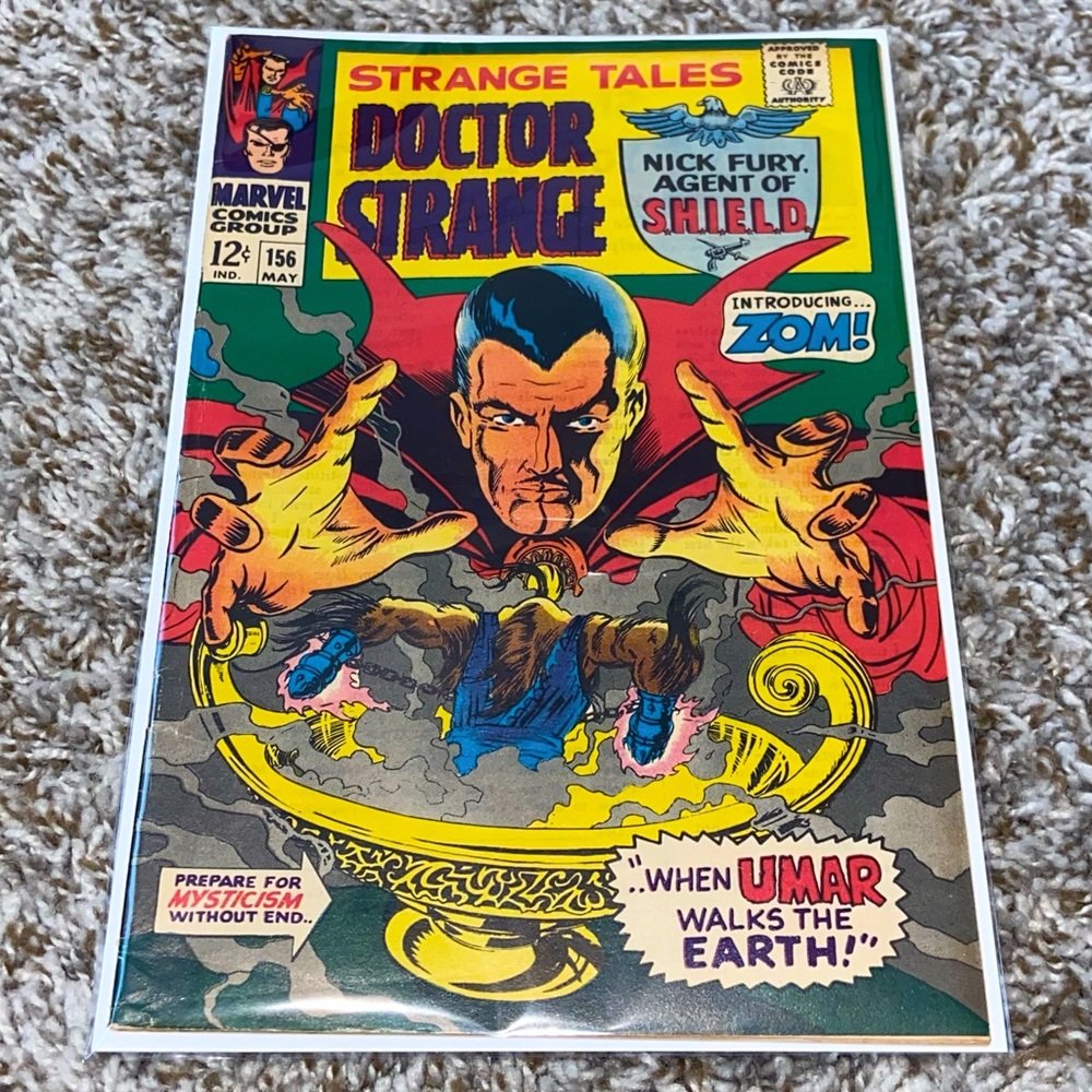 VINTAGE 1967 MARVEL STRANGE TALES Key 1st Zom App Silver Age Comic #156